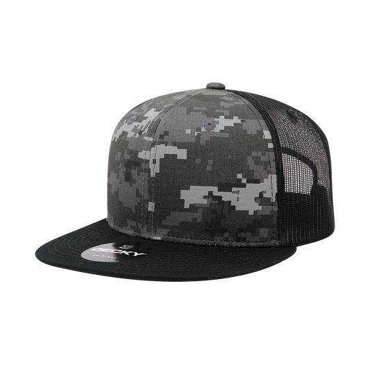 Decky 1055 Trucker Hat - 100% Cotton, Structured