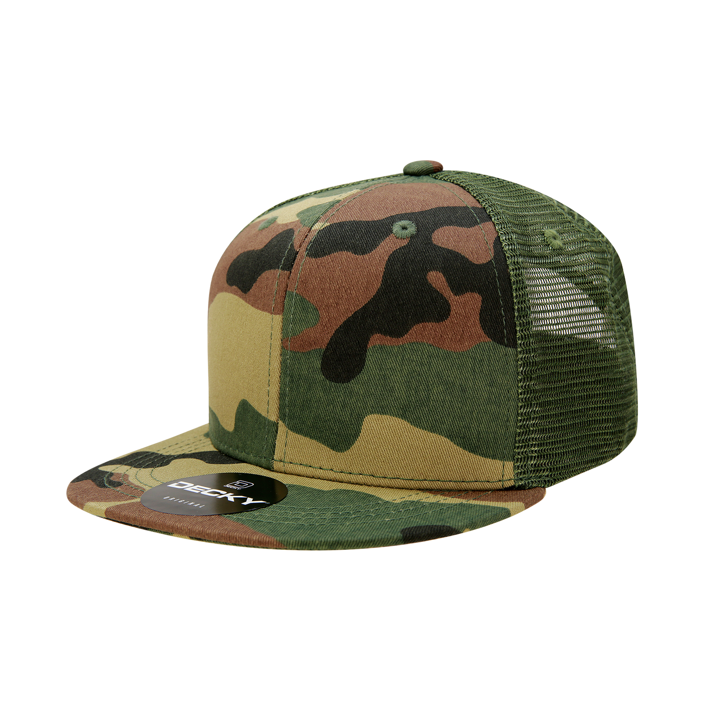 Decky 1055 Trucker Hat - 100% Cotton, Structured