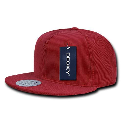 Decky 1076 Snapback Cap - 100% Cotton, Structured