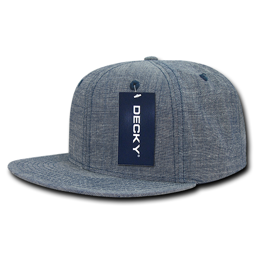 Decky 1094 Snapback Cap - 100% Cotton, Structured
