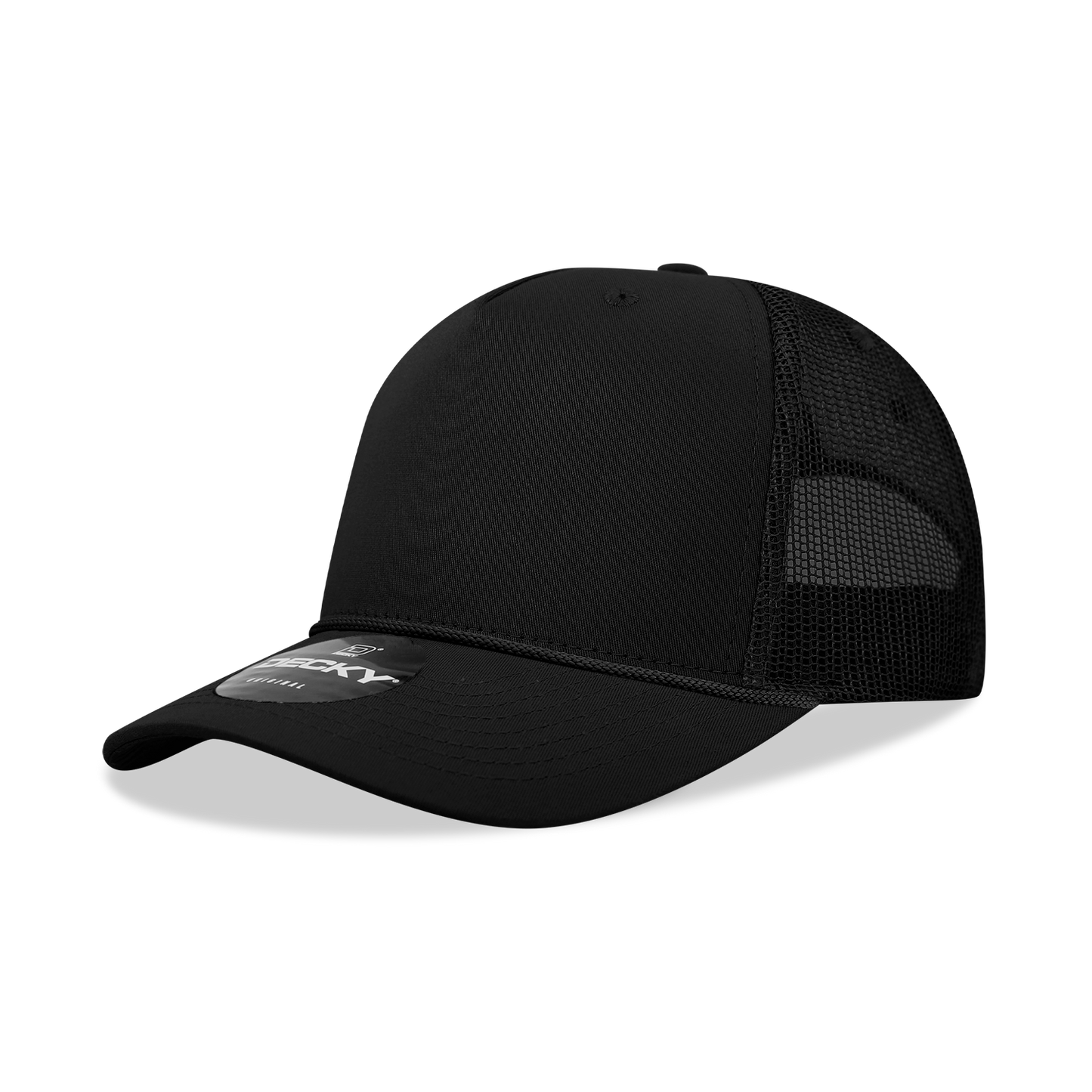 Decky 6040 Trucker Hat - 100% Polyester, Structured