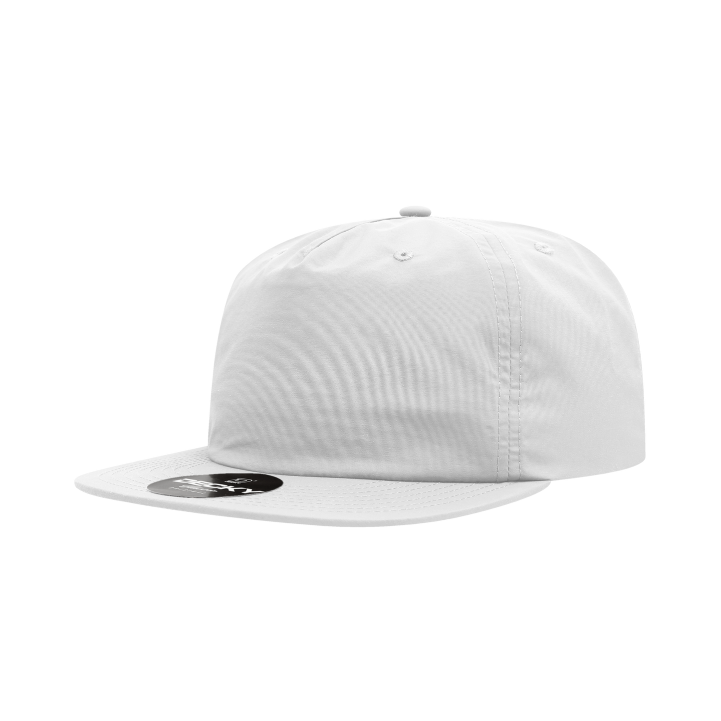 Decky 6050 Baseball Cap - Structured, Flat Brim