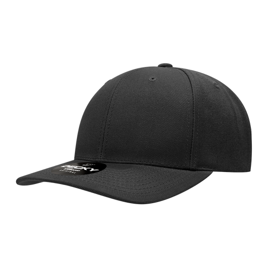 Decky 1015 Snapback Cap - 100% Polyester, Structured