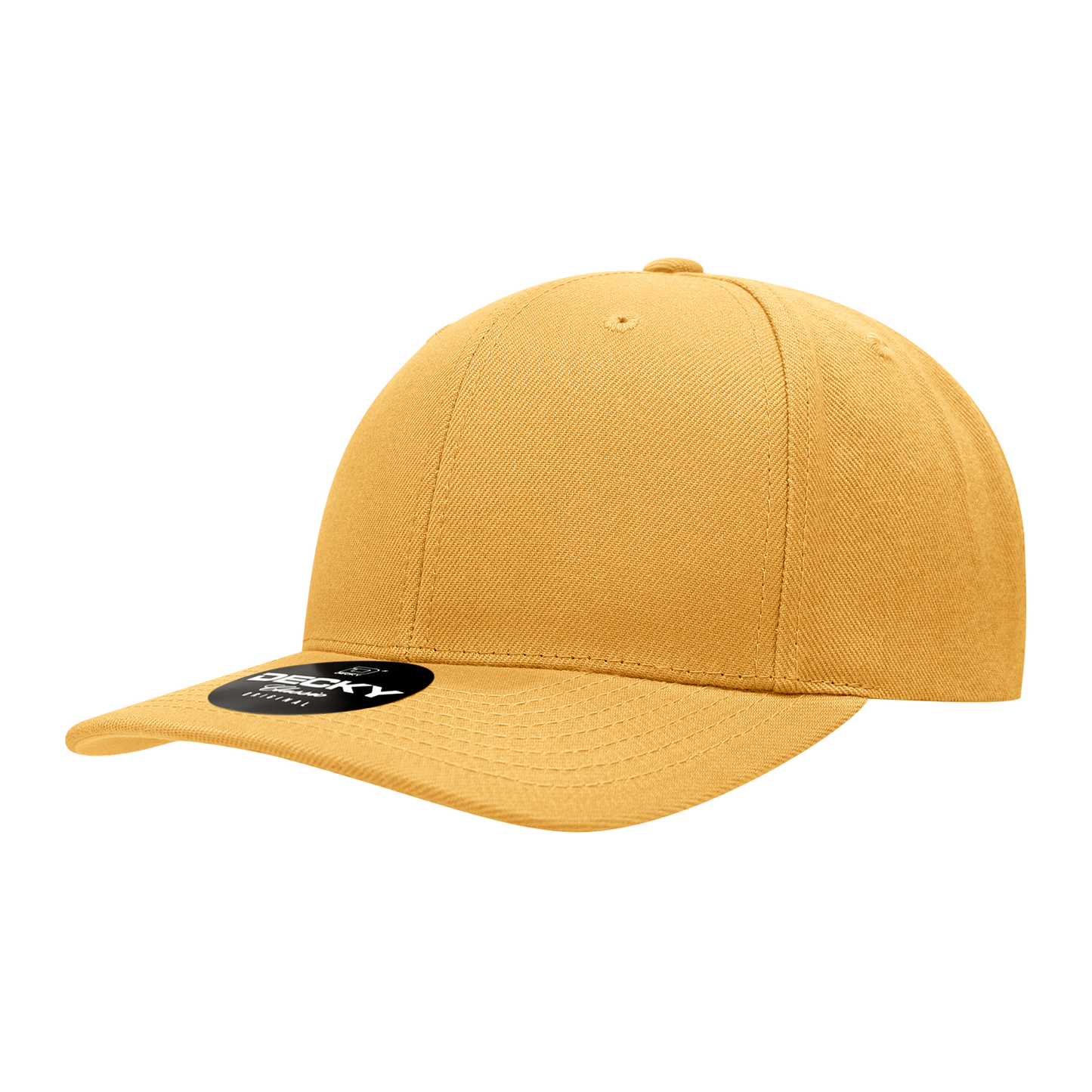 Decky 1015 Snapback Cap - 100% Polyester, Structured