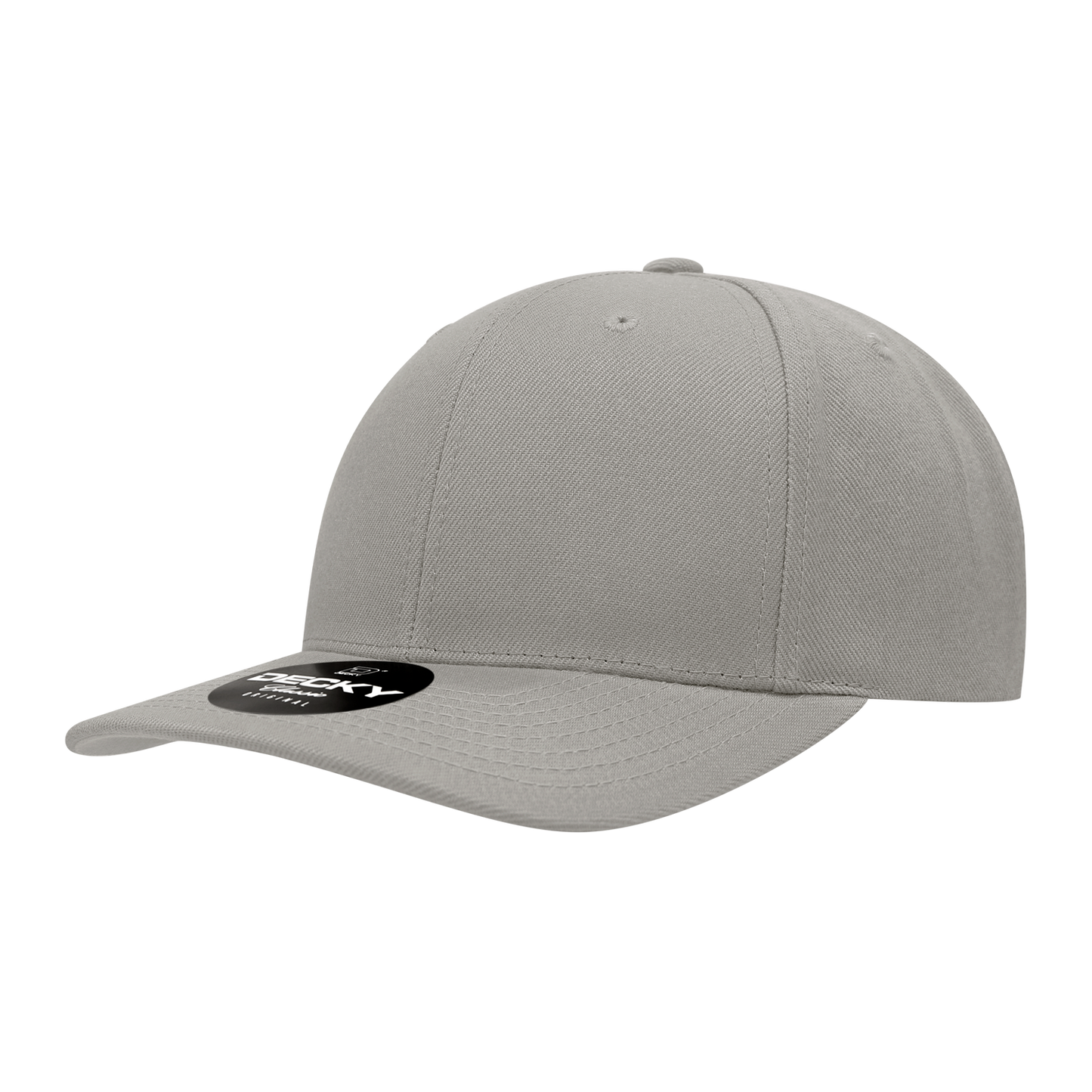 Decky 1015 Snapback Cap - 100% Polyester, Structured