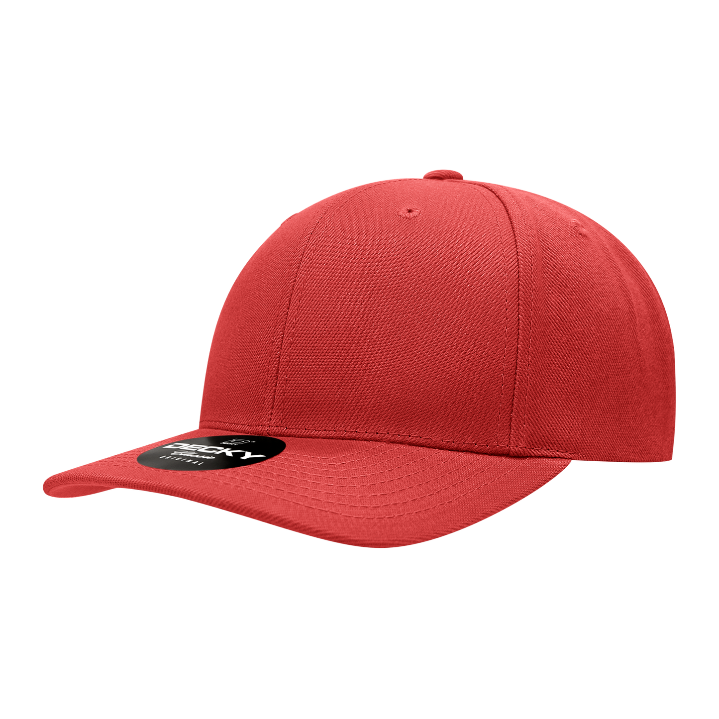 Decky 1015 Snapback Cap - 100% Polyester, Structured