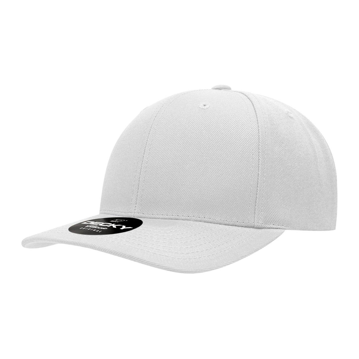 Decky 1015 Snapback Cap - 100% Polyester, Structured
