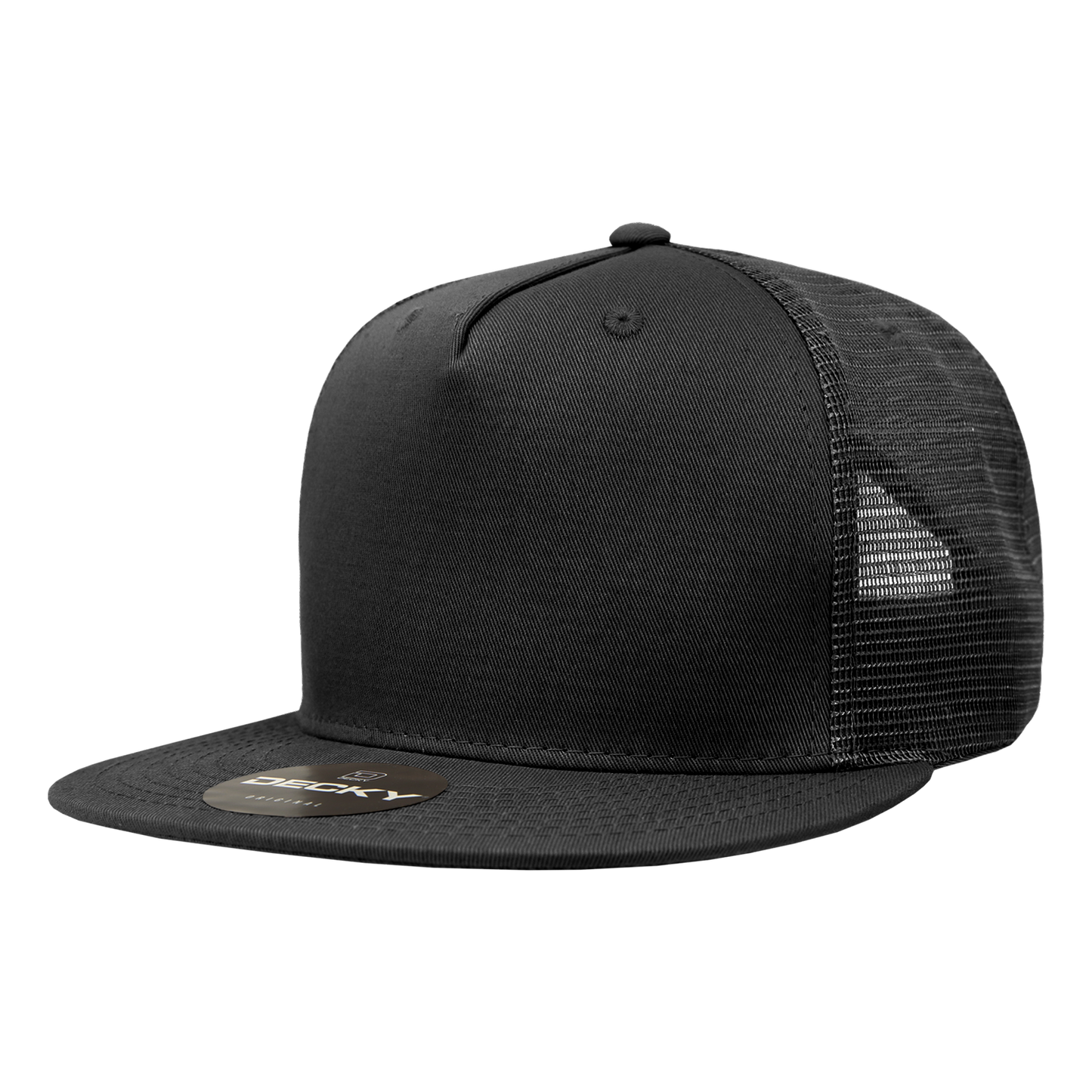 Decky 1040 Trucker Hat - 100% Polyester, Structured
