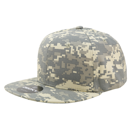 Decky 1047 Snapback Cap - 100% Cotton, Structured