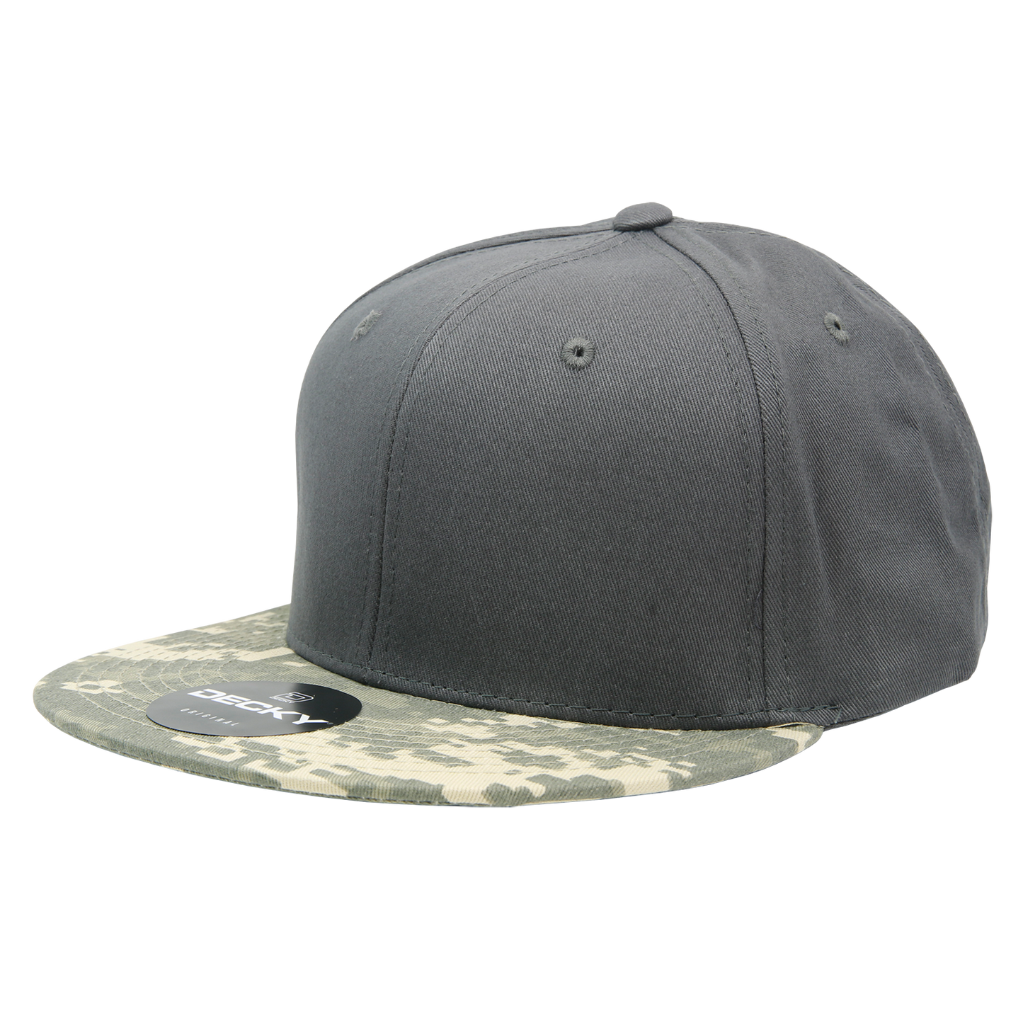 Decky 1047 Snapback Cap - 100% Cotton, Structured