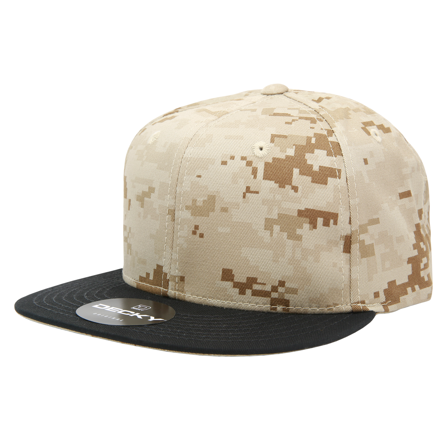 Decky 1047 Snapback Cap - 100% Cotton, Structured