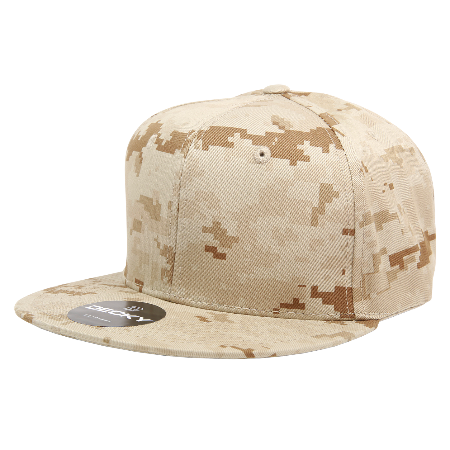 Decky 1047 Snapback Cap - 100% Cotton, Structured