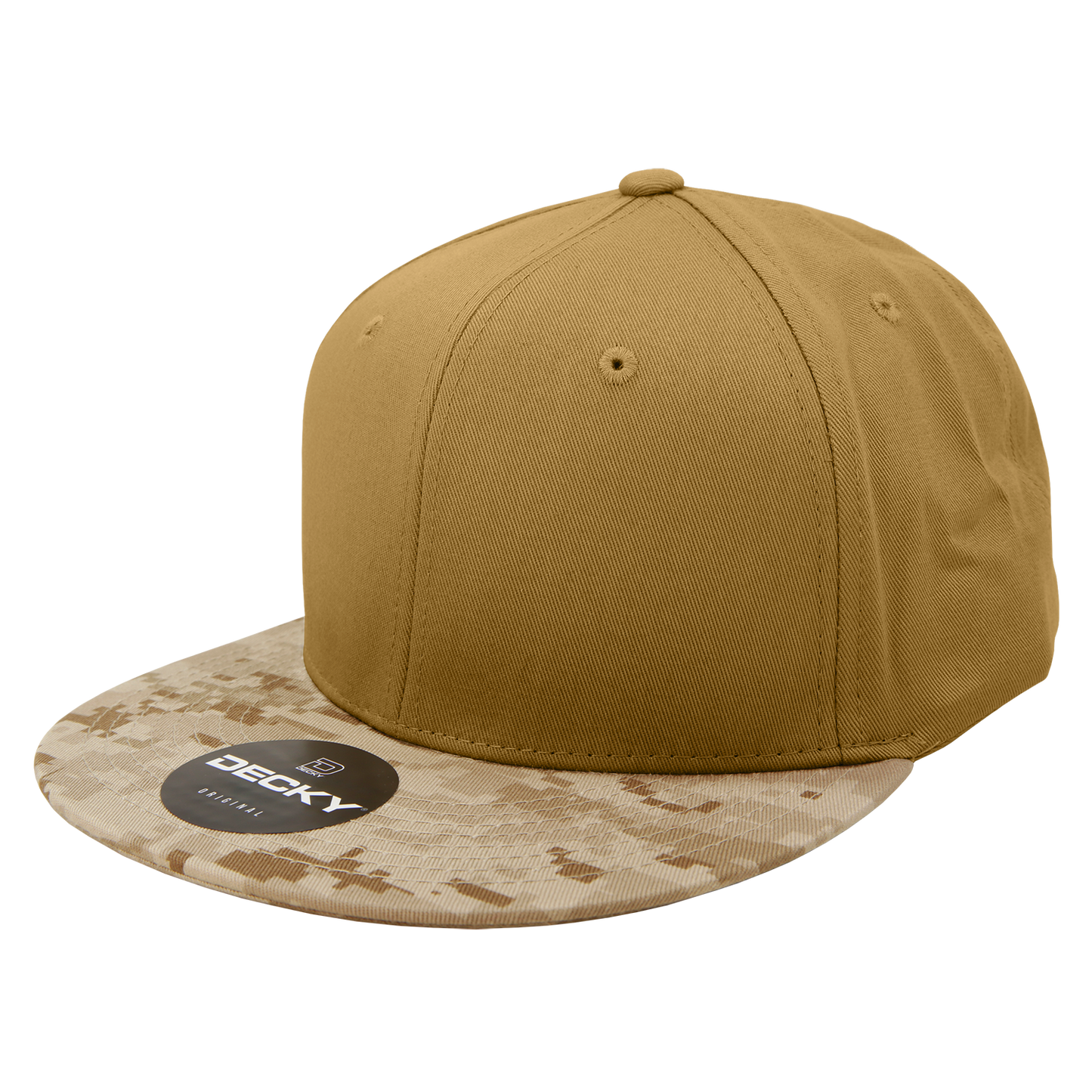 Decky 1047 Snapback Cap - 100% Cotton, Structured