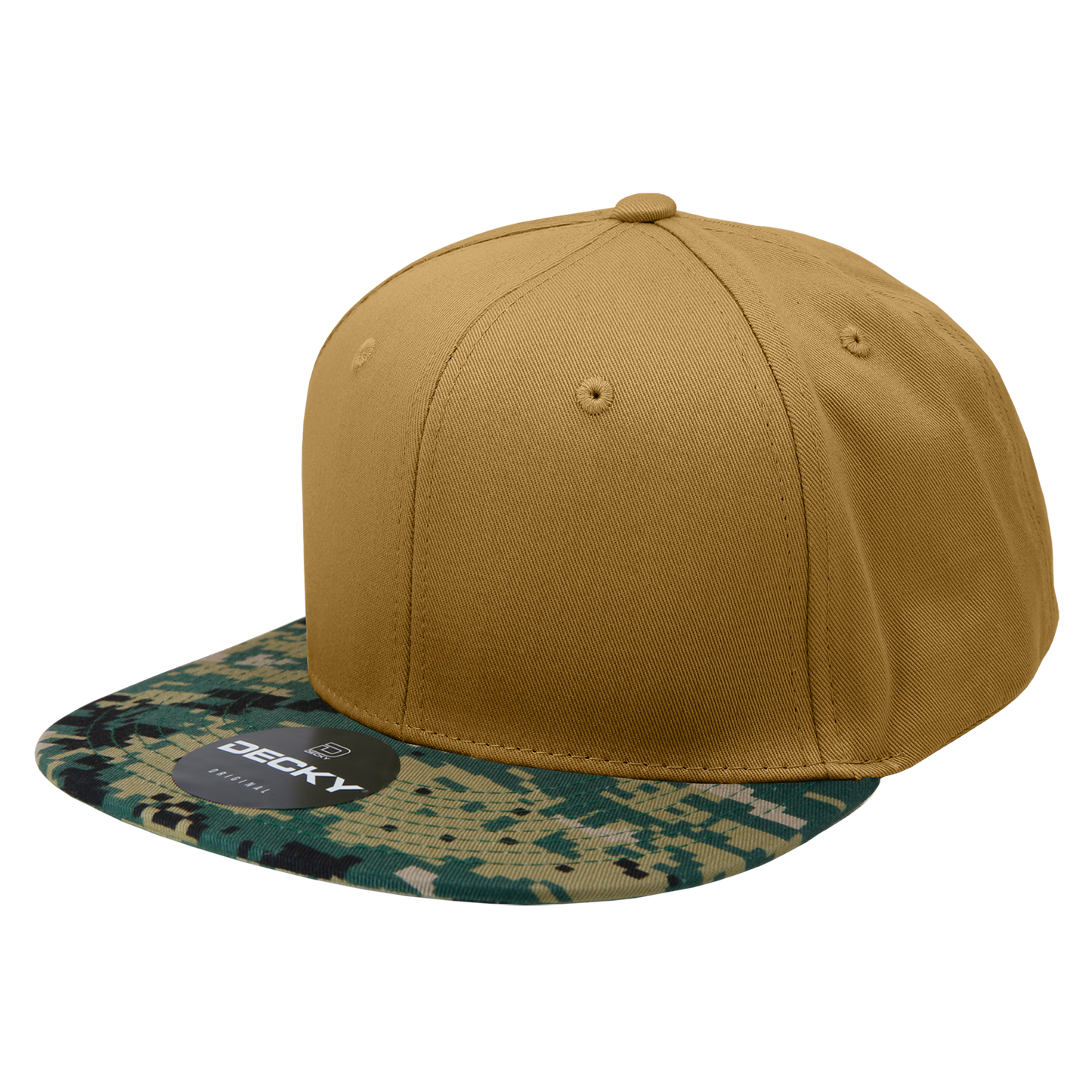 Decky 1047 Snapback Cap - 100% Cotton, Structured