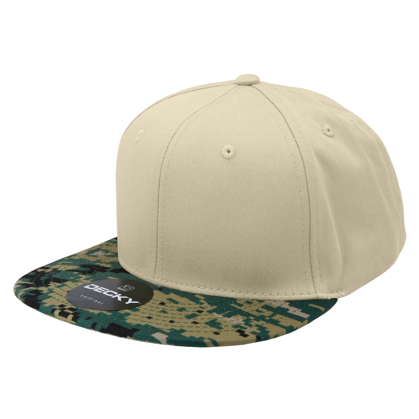 Decky 1047 Snapback Cap - 100% Cotton, Structured