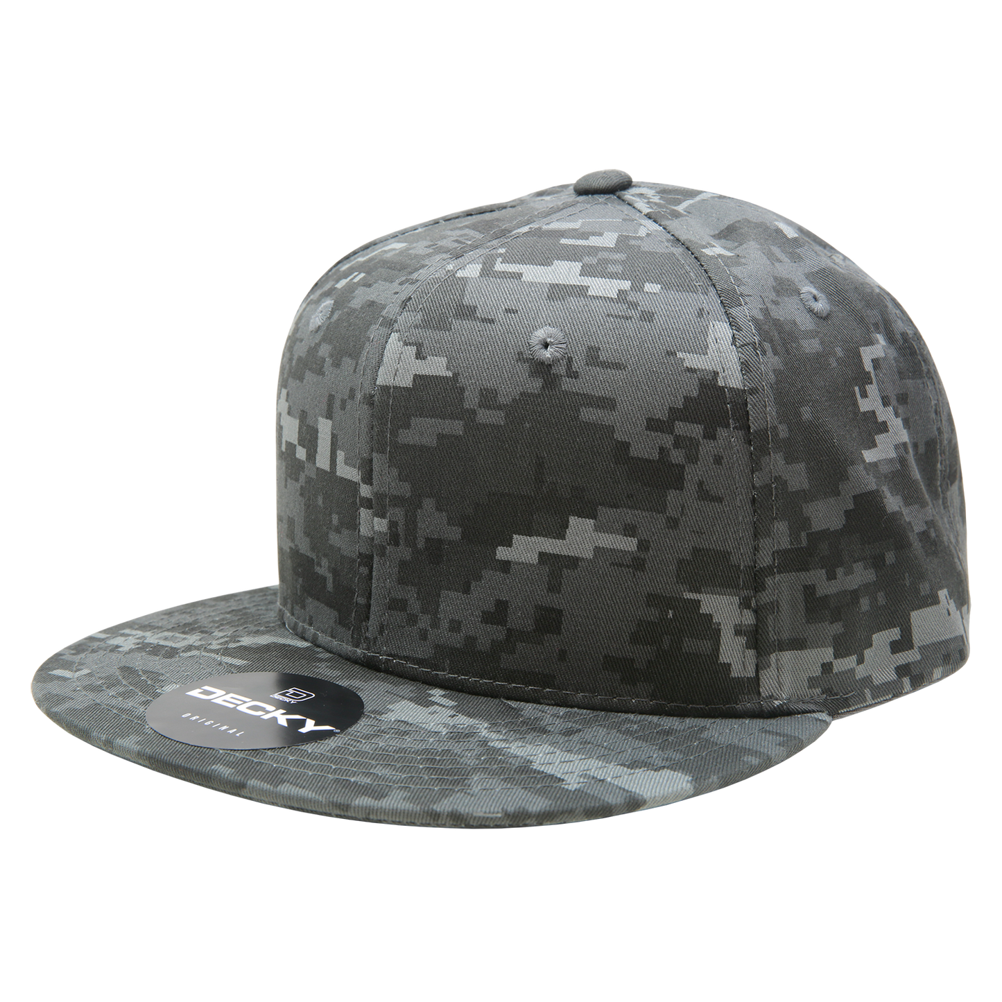 Decky 1047 Snapback Cap - 100% Cotton, Structured
