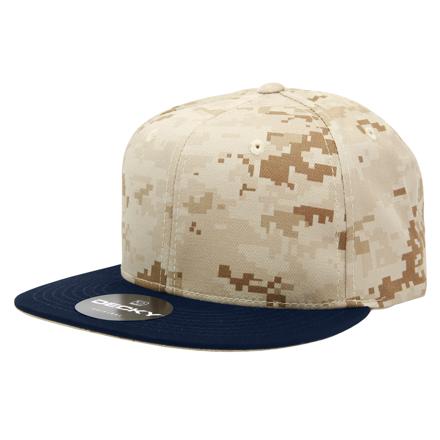 Decky 1047 Snapback Cap - 100% Cotton, Structured