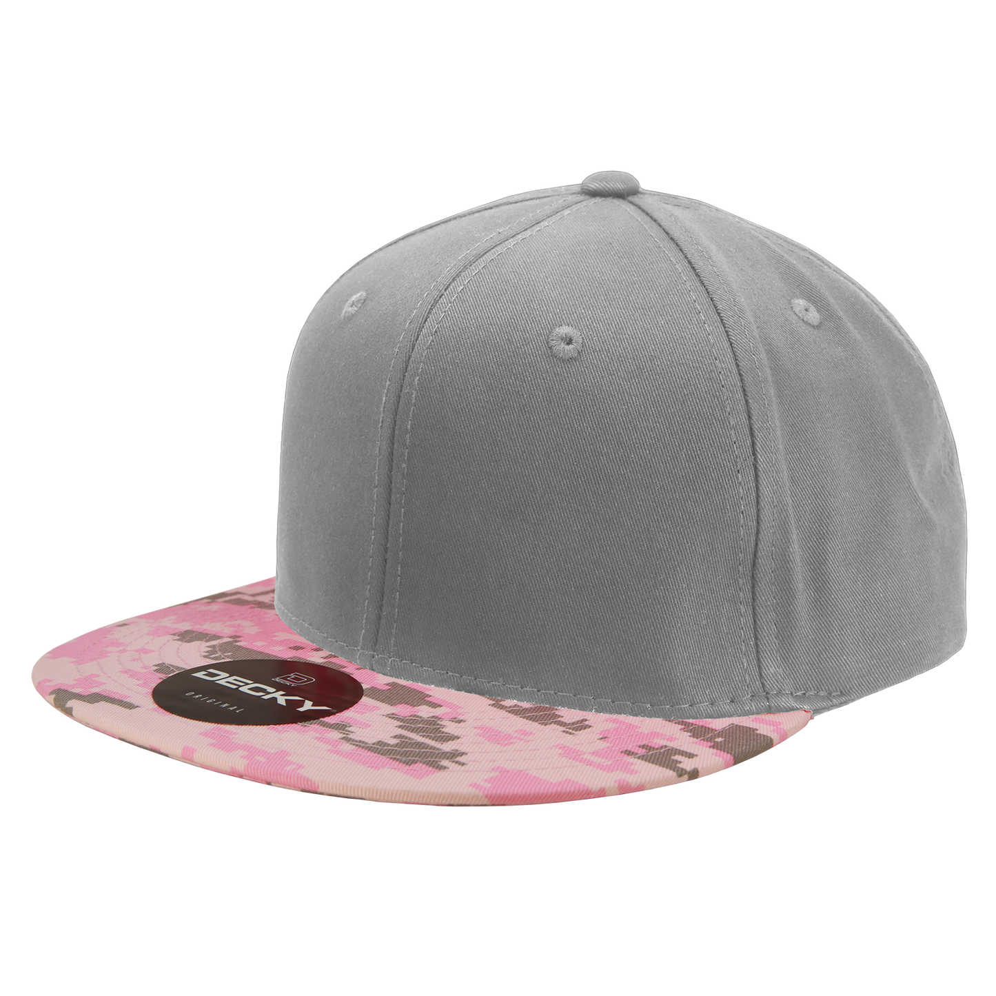 Decky 1047 Snapback Cap - 100% Cotton, Structured