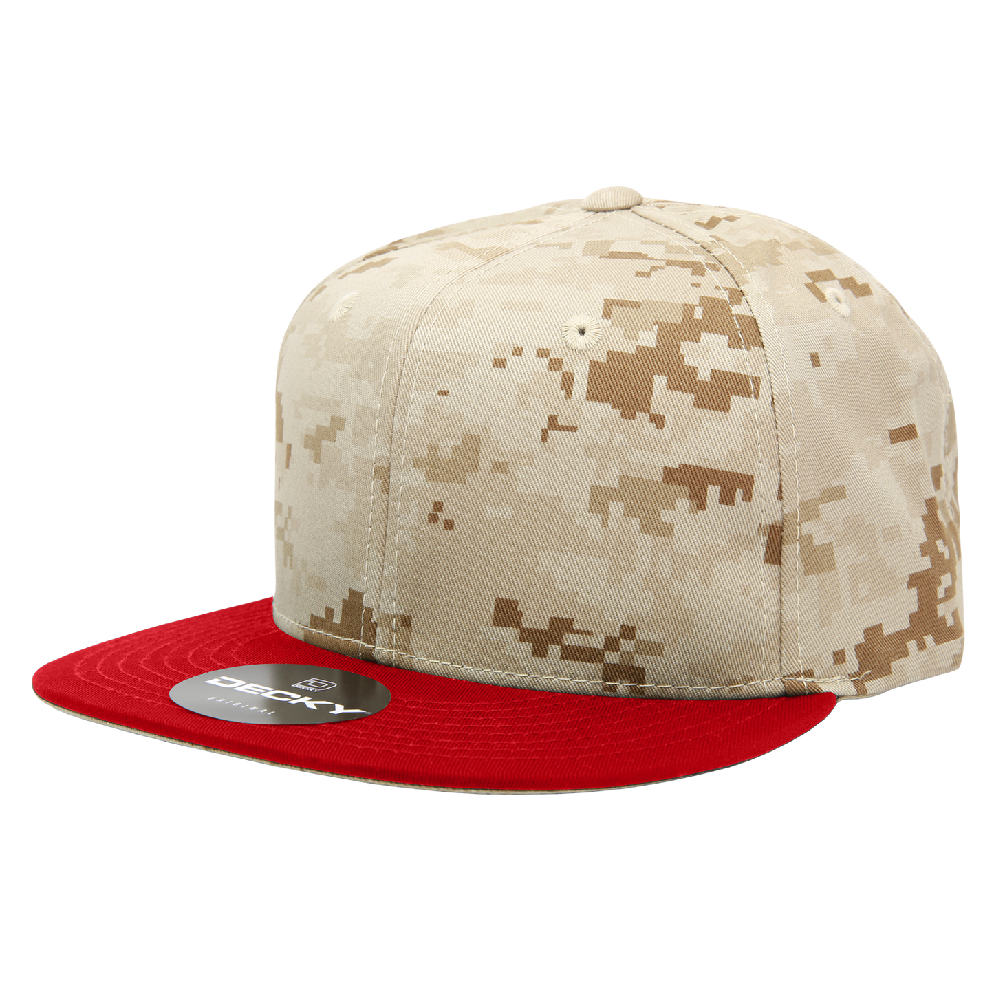 Decky 1047 Snapback Cap - 100% Cotton, Structured
