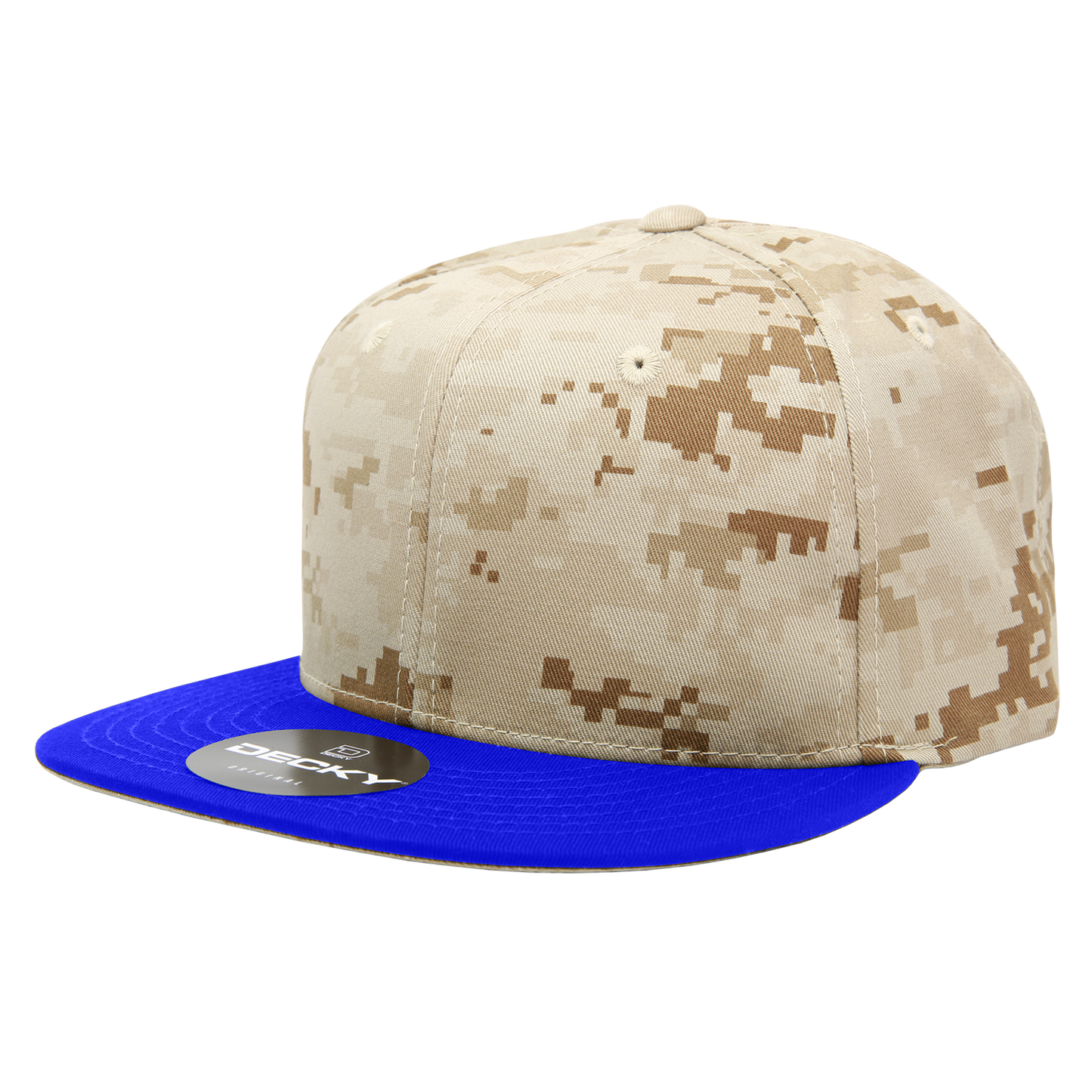 Decky 1047 Snapback Cap - 100% Cotton, Structured