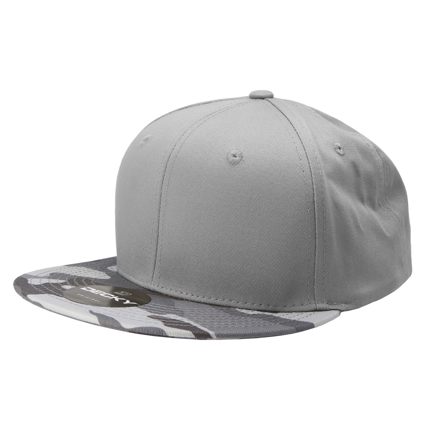 Decky 1047 Snapback Cap - 100% Cotton, Structured