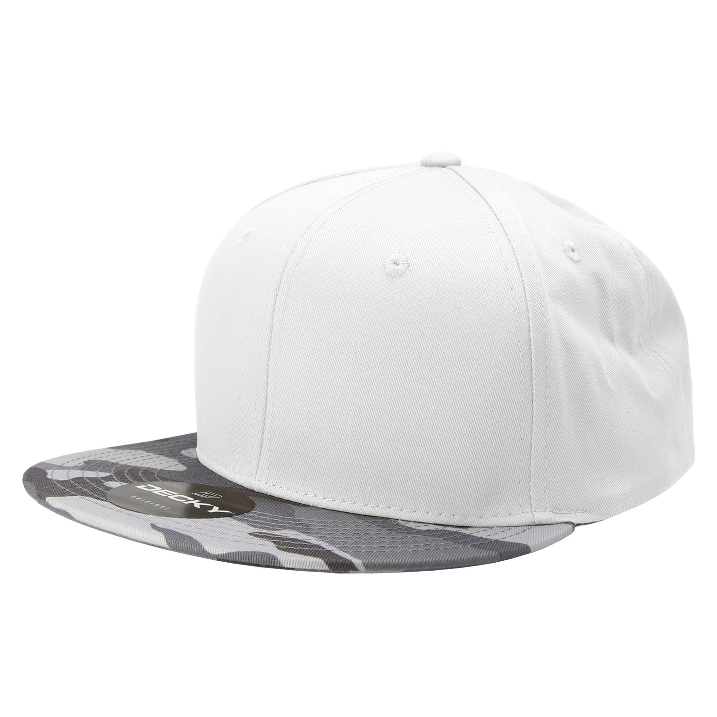 Decky 1047 Snapback Cap - 100% Cotton, Structured