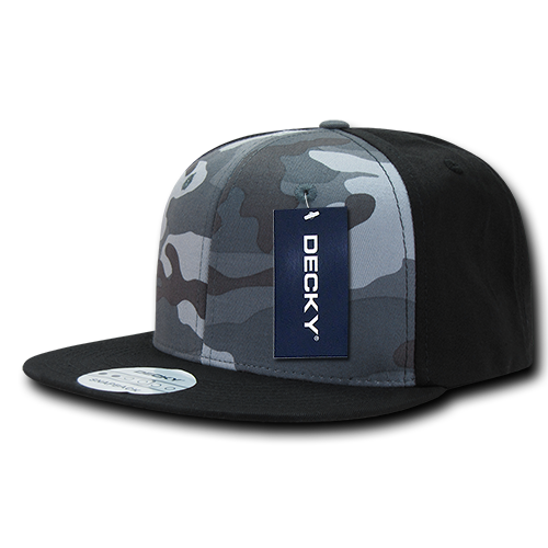 Decky 1049 Camo Snapback - 100% Cotton