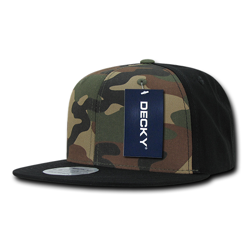 Decky 1049 Camo Snapback - 100% Cotton