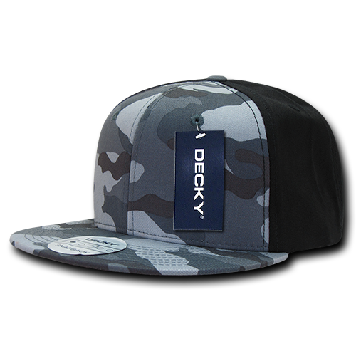 Decky 1049 Camo Snapback - 100% Cotton