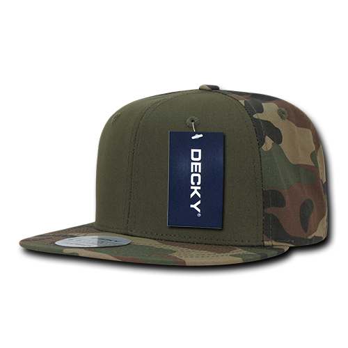 Decky 1049 Camo Snapback - 100% Cotton