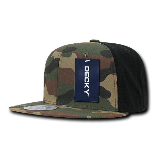 Decky 1049 Camo Snapback - 100% Cotton