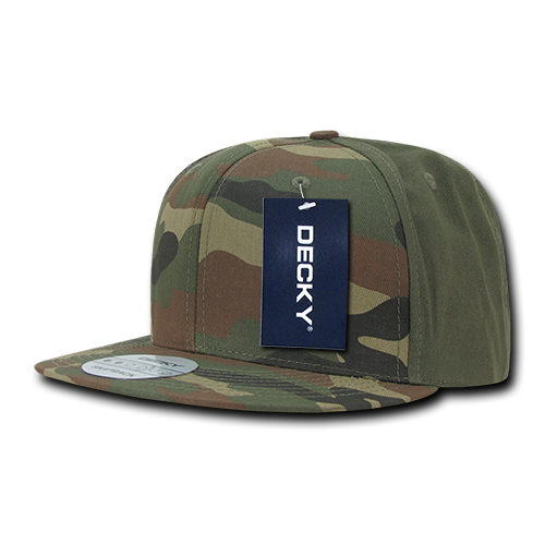 Decky 1049 Camo Snapback - 100% Cotton