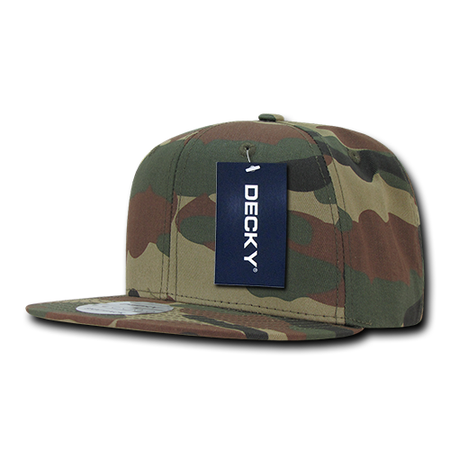 Decky 1049 Camo Snapback - 100% Cotton