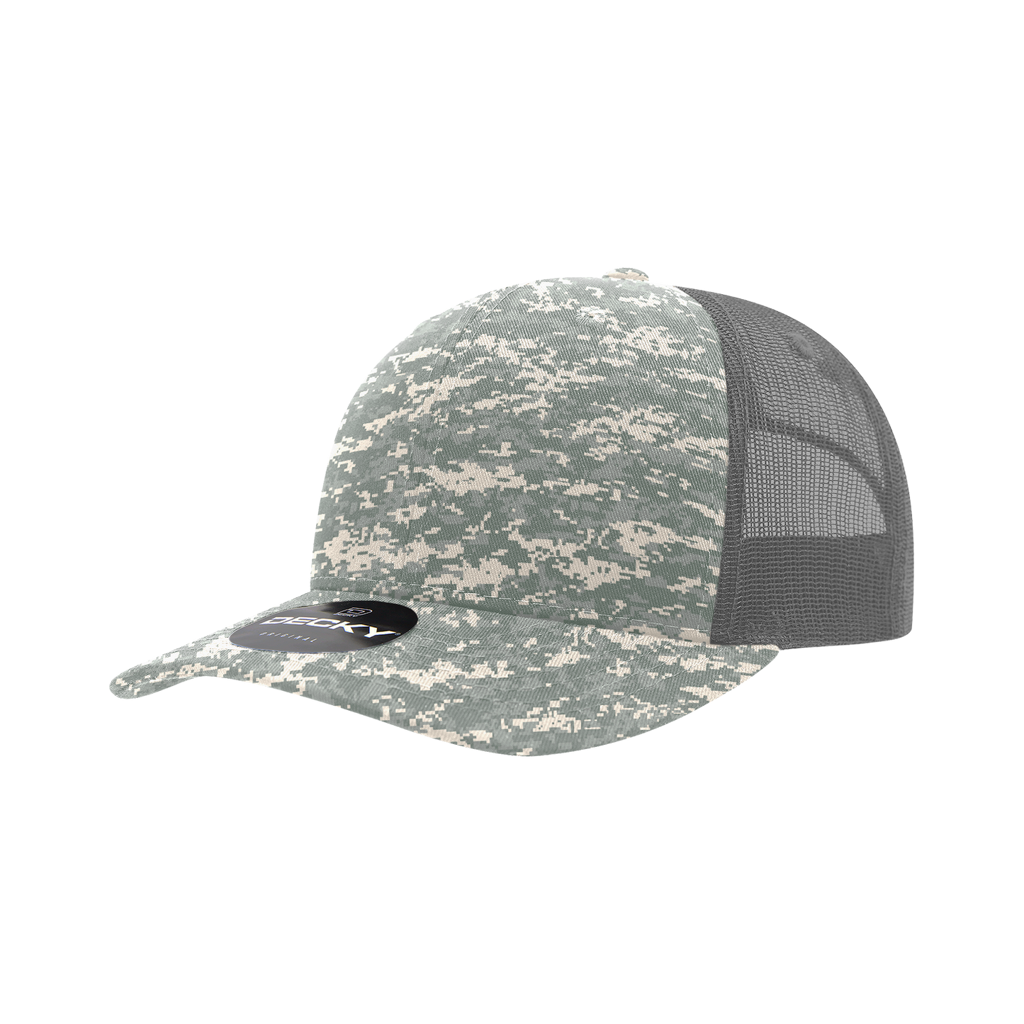 Decky 1054 Trucker Hat - 100% Cotton, Structured
