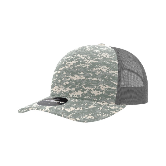 Decky 1054 Trucker Hat - 100% Cotton, Structured
