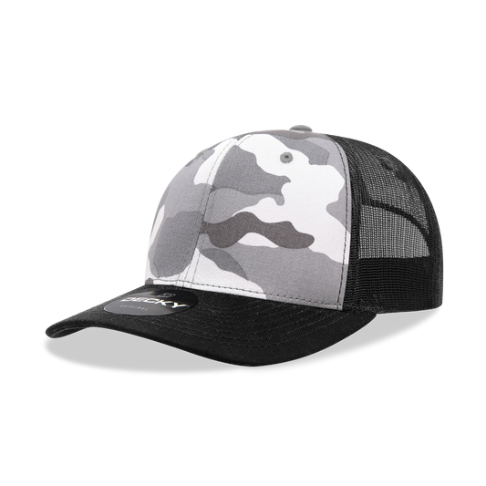 Decky 1054 Trucker Hat - 100% Cotton, Structured
