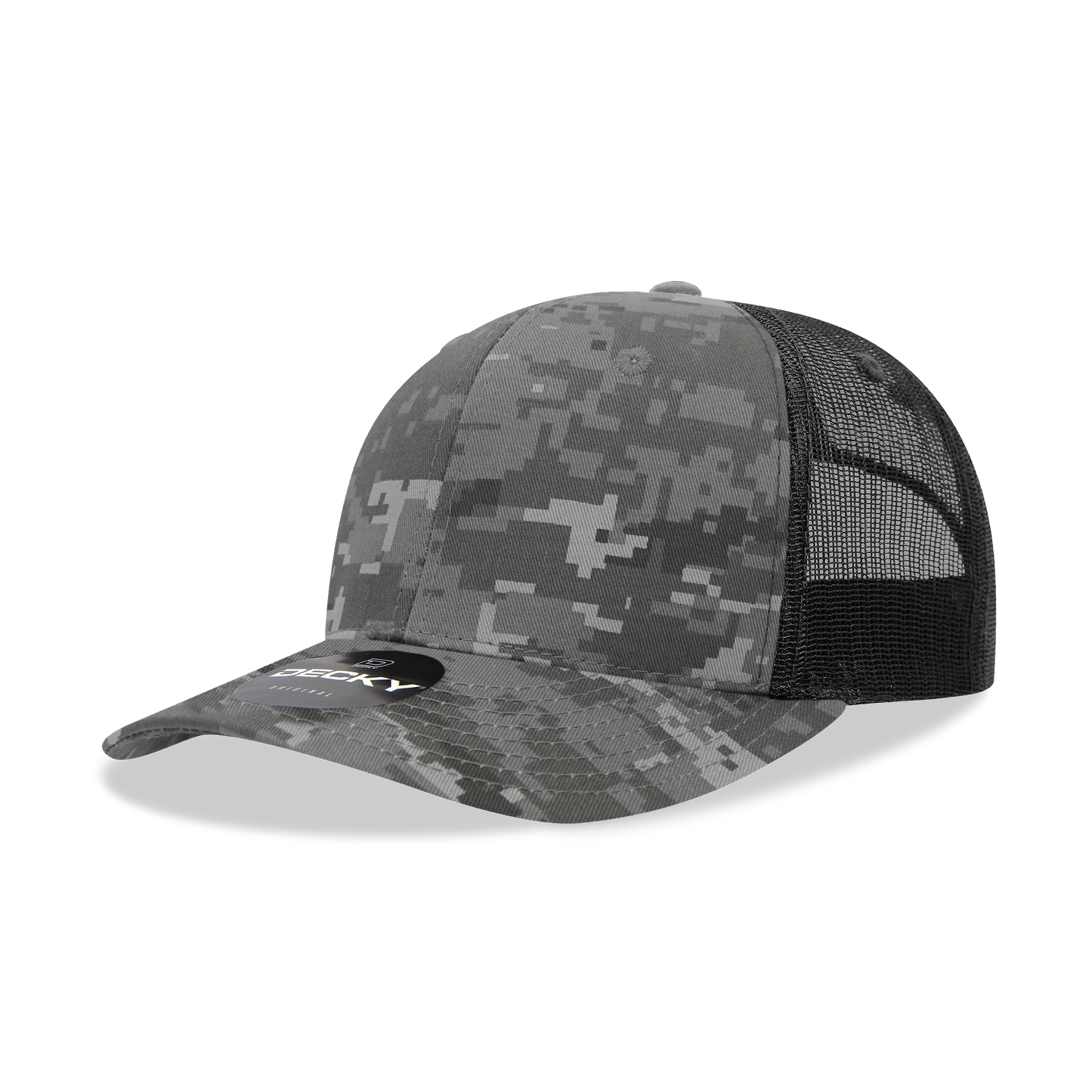 Decky 1054 Trucker Hat - 100% Cotton, Structured