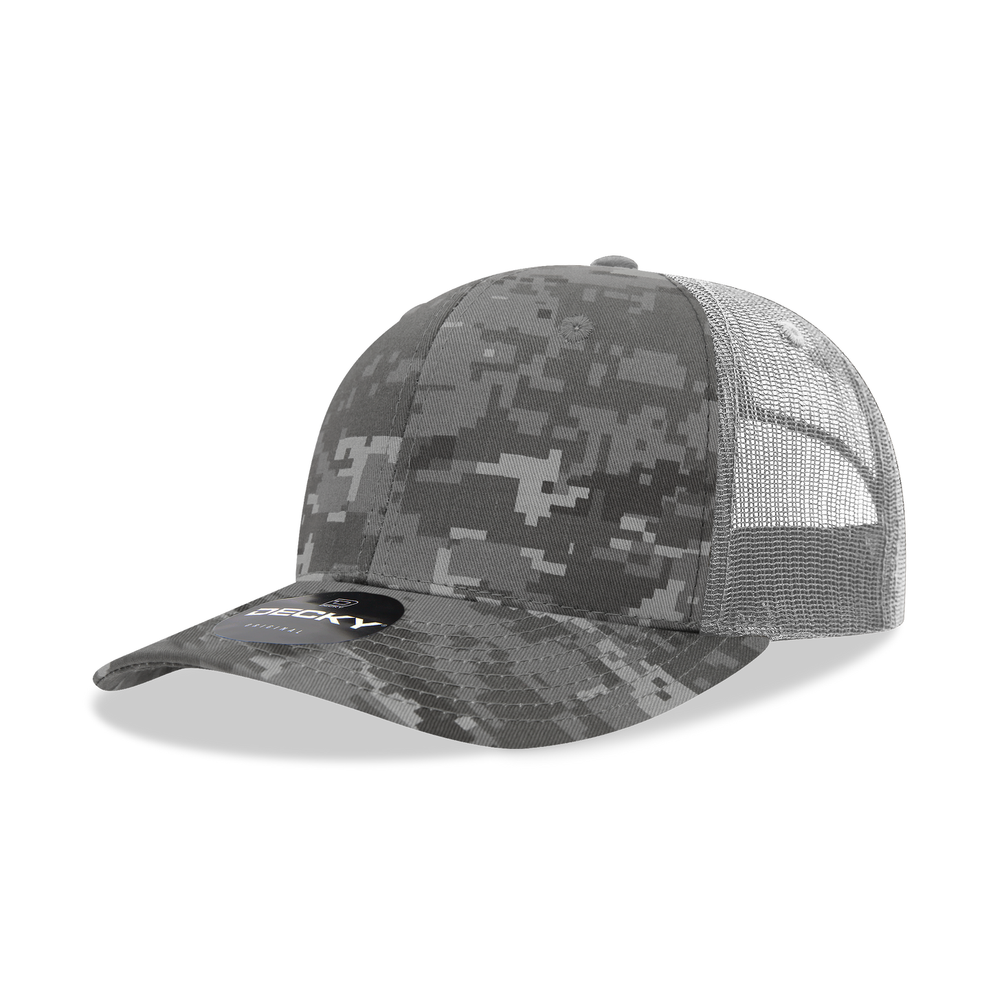 Decky 1054 Trucker Hat - 100% Cotton, Structured