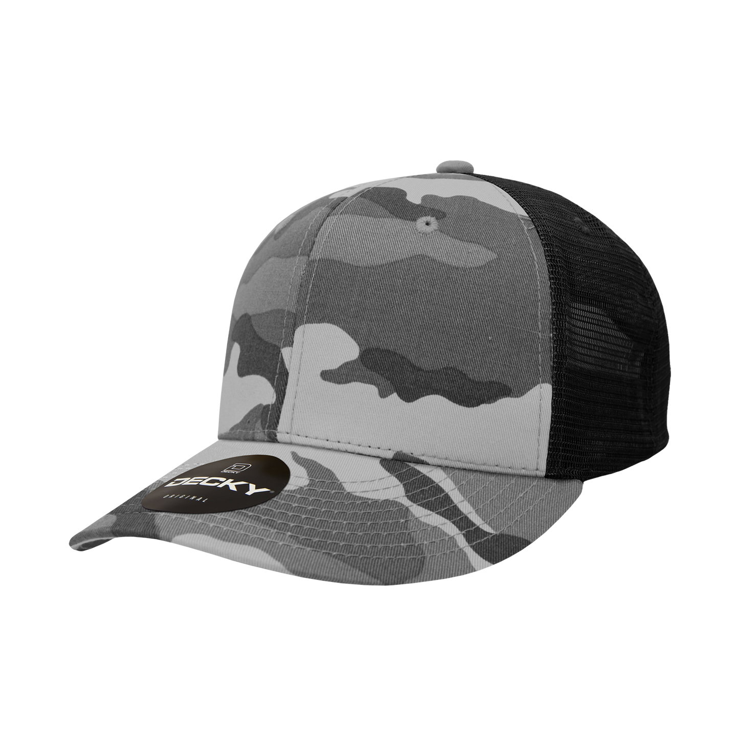 Decky 1054 Trucker Hat - 100% Cotton, Structured