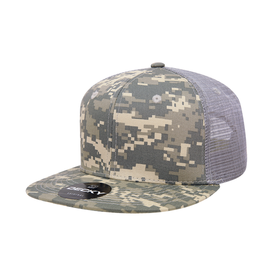 Decky 1055 Trucker Hat - 100% Cotton, Structured