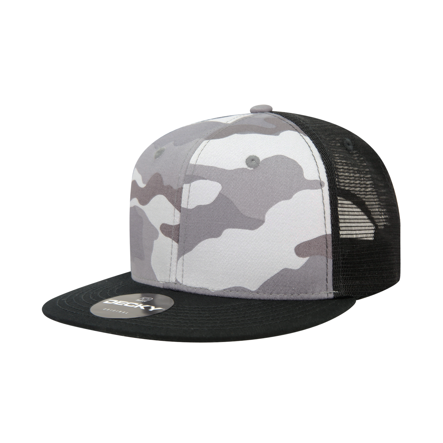 Decky 1055 Trucker Hat - 100% Cotton, Structured