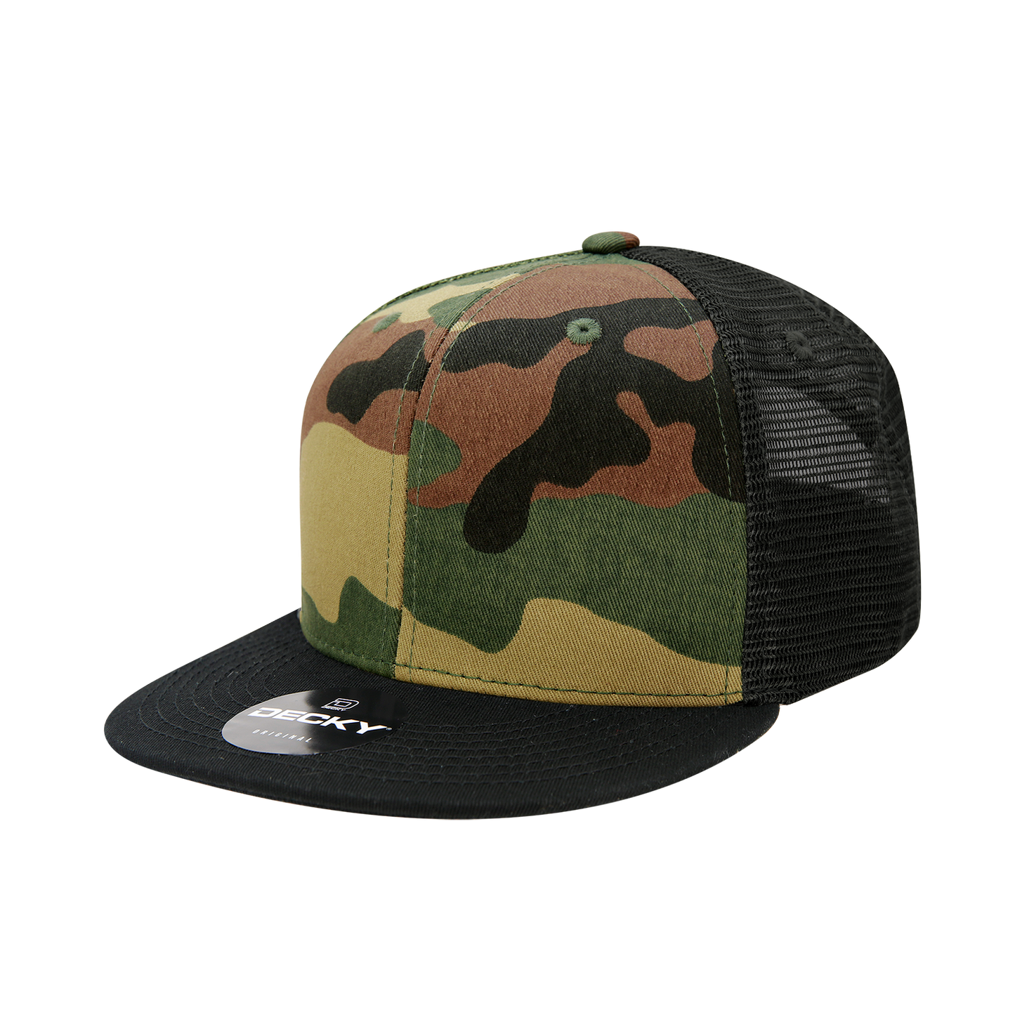 Decky 1055 Trucker Hat - 100% Cotton, Structured