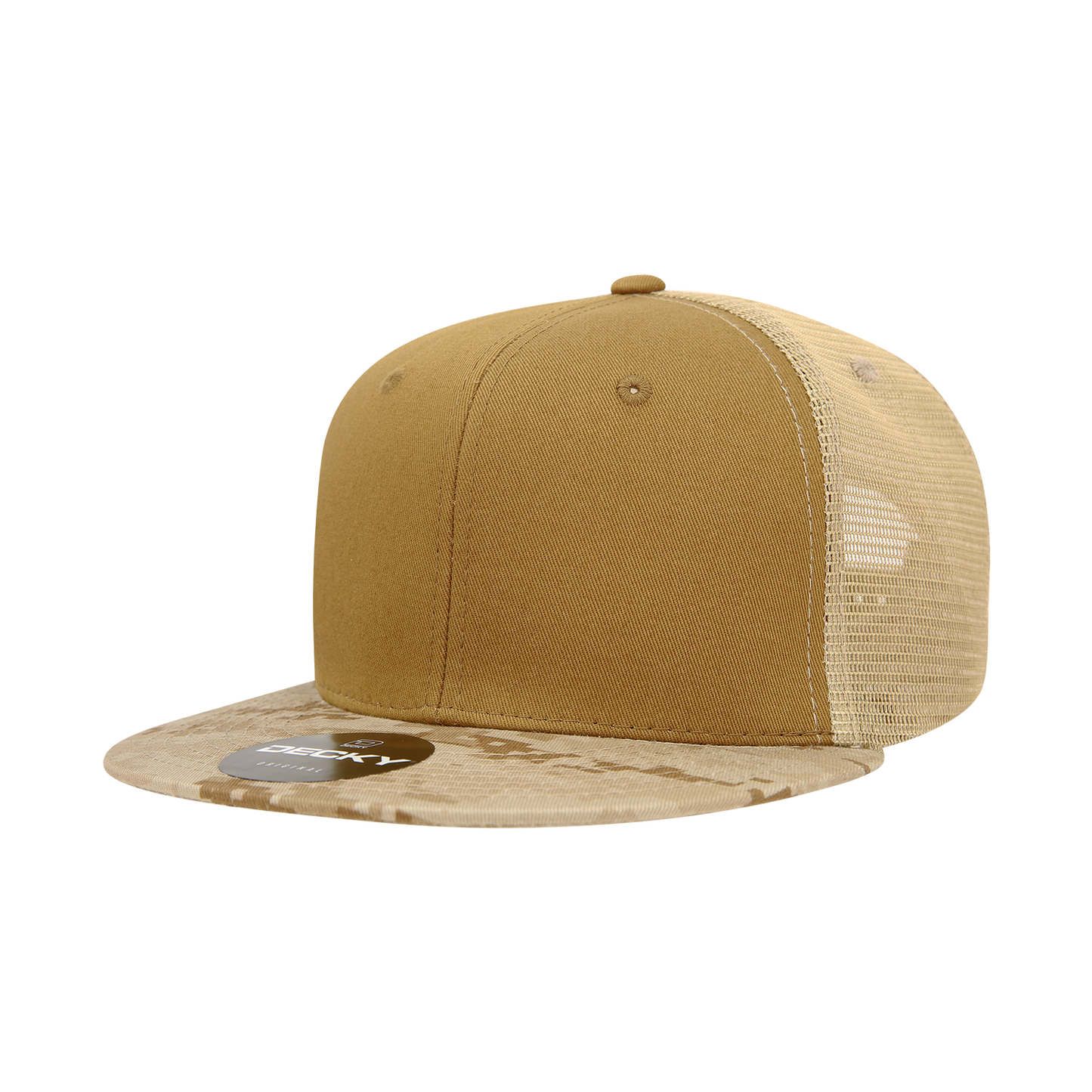 Decky 1055 Trucker Hat - 100% Cotton, Structured