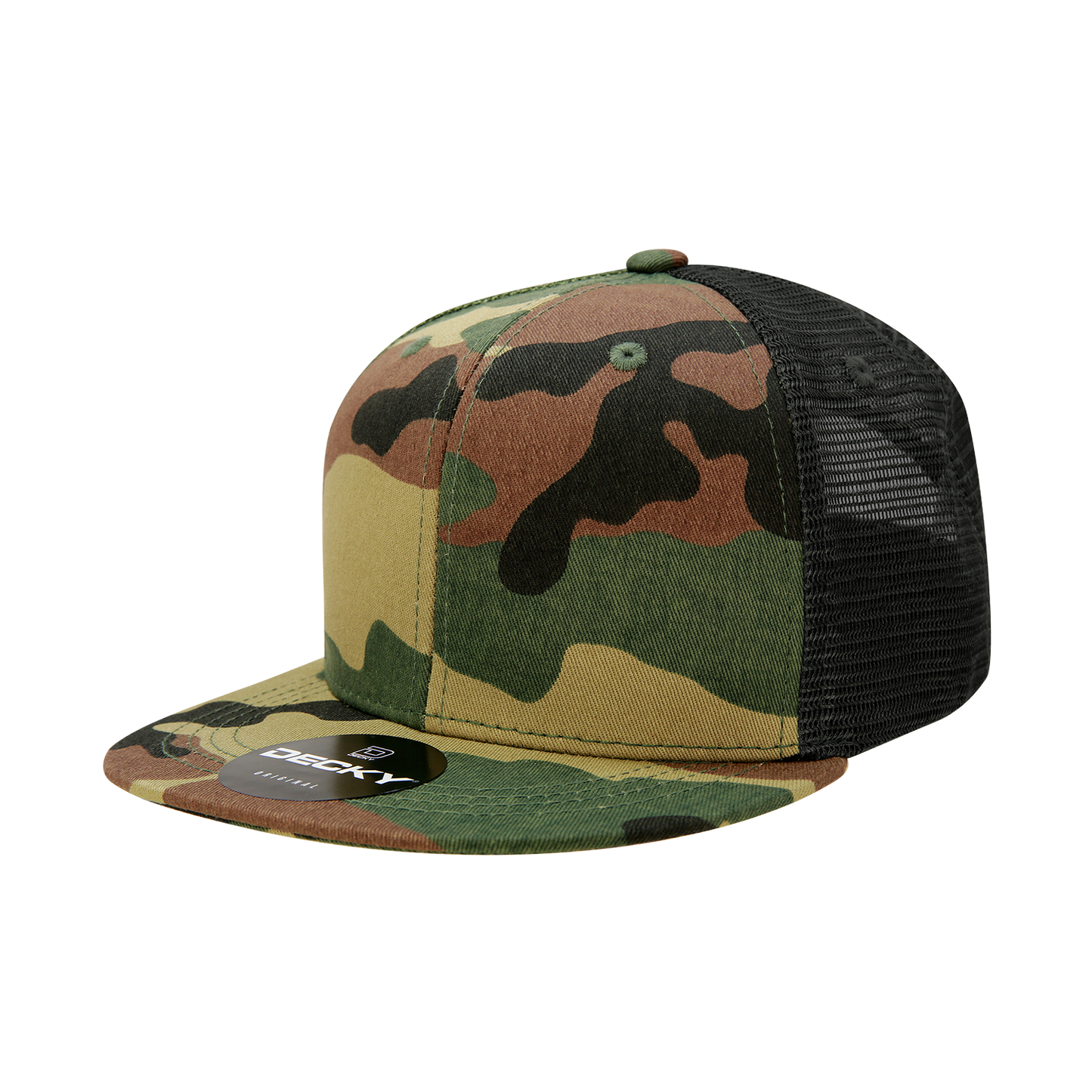 Decky 1055 Trucker Hat - 100% Cotton, Structured