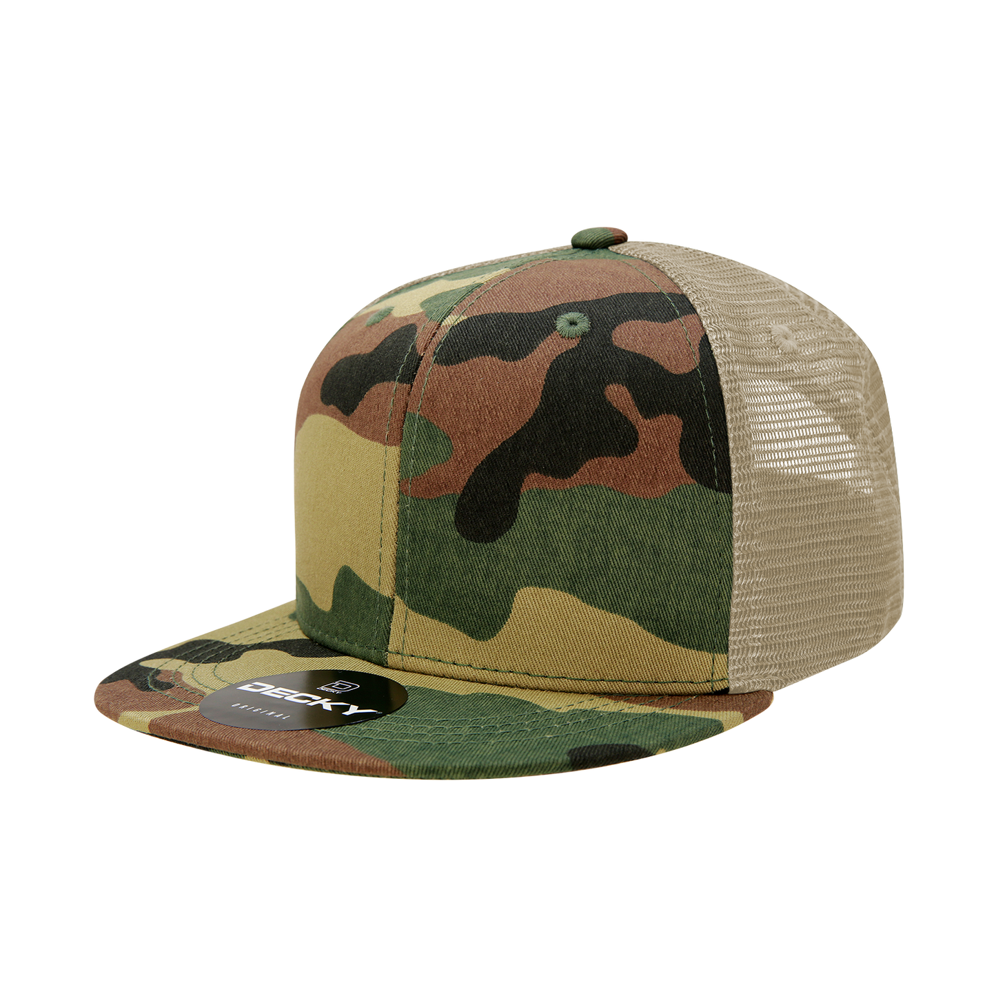 Decky 1055 Trucker Hat - 100% Cotton, Structured
