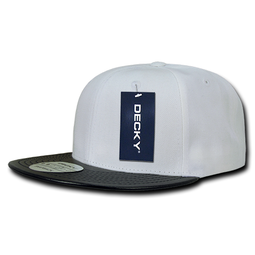 Decky 1071 Snapback Cap - Structured, Flat Brim