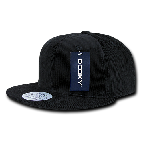 Decky 1076 Snapback Cap - 100% Cotton, Structured