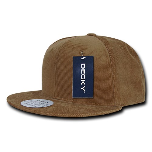 Decky 1076 Snapback Cap - 100% Cotton, Structured