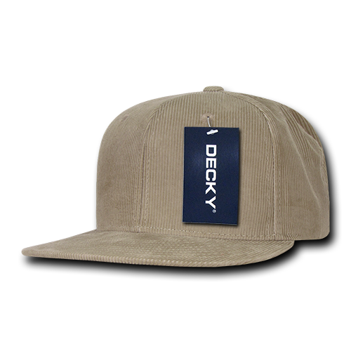 Decky 1076 Snapback Cap - 100% Cotton, Structured