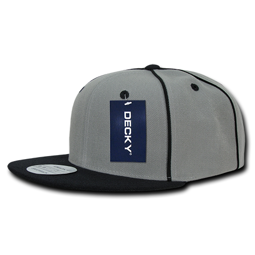 Decky 1078 Snapback Cap - 100% Acrylic, Structured